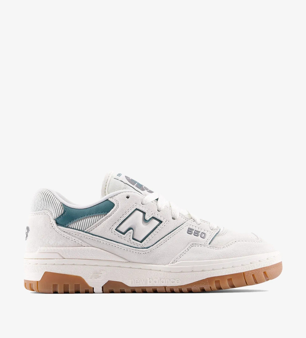 New Balance 550 Lifestyle Kadın Beyaz Spor Ayakkabı - Görsel 1