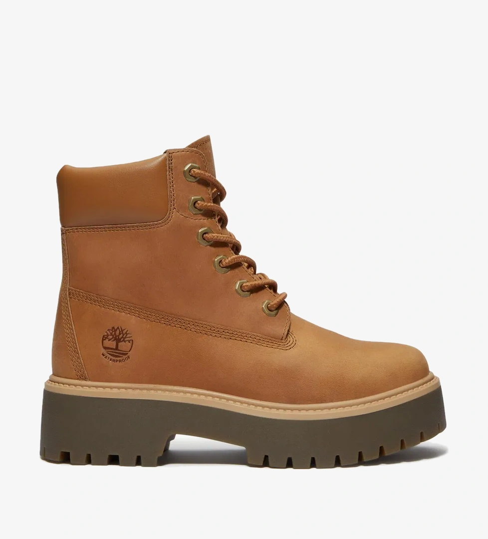 Timberland Timberland Stone Street 6 Inch Lace Up Waterproof Kadın Sarı Bot model görseli