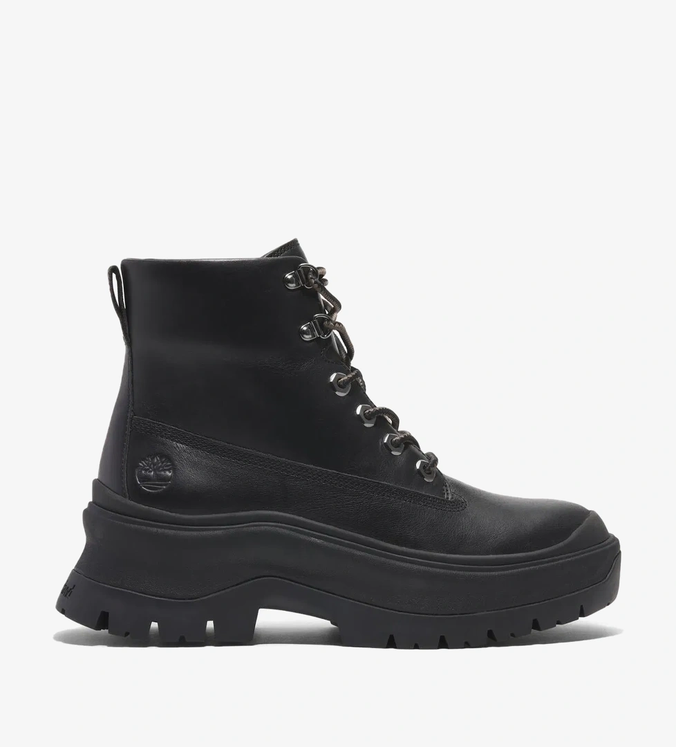 Timberland Roxie Lane Mıd Lace Up Kadın Siyah Bot - Görsel 1