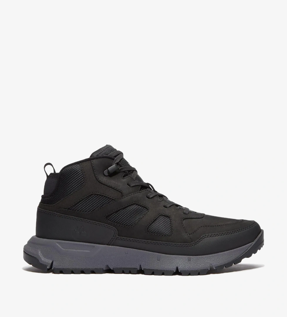 Timberland Voyager Valley Mıd Lace Erkek Siyah Bot - Görsel 1