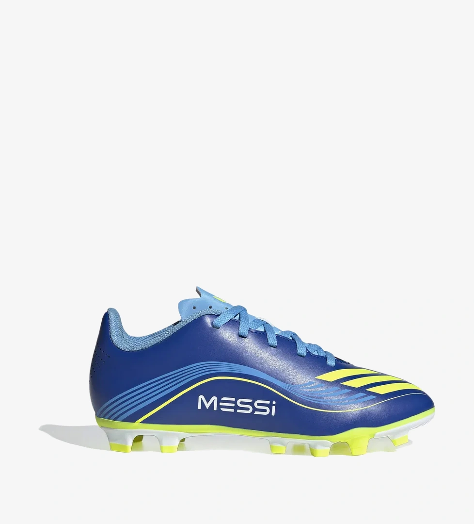 adidas F50 Messi Essential Club Çocuk Mavi Krampon - Görsel 1
