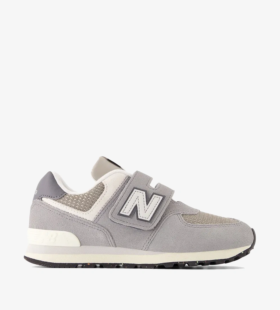 New Balance 574 Lifestyle Çocuk Gri Spor Ayakkabı - Görsel 1