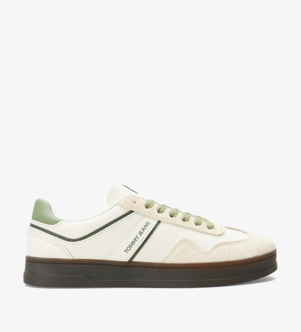 Tommy Hilfiger The Greenwich Leather Erkek Beyaz Sneaker - Görsel 1