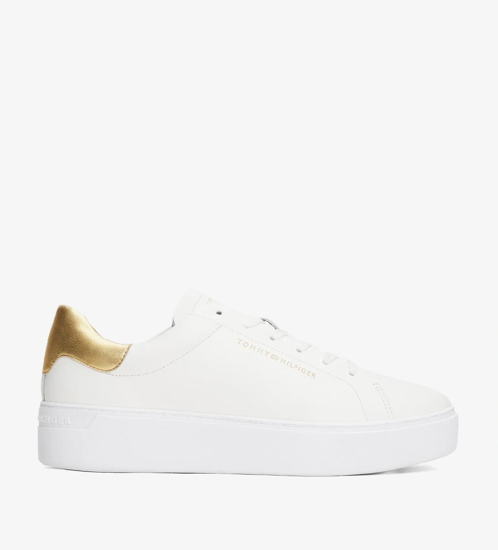 Tommy Hilfiger Tommy Hilfiger Essential Platform Court Kadın Altın Sneaker model görseli