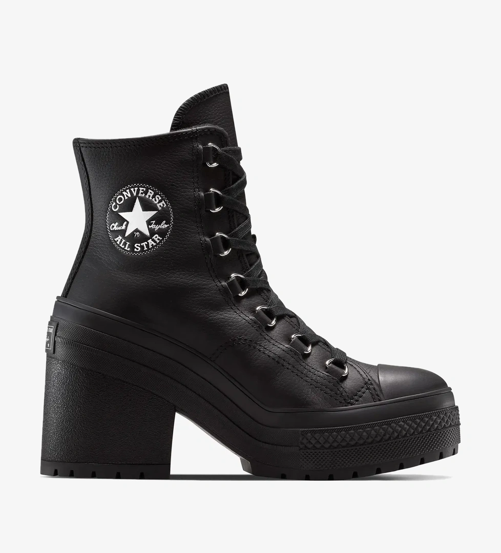 Converse Converse Chuck 70 De Luxe Heel Leather High Top Kadın Siyah Sneaker model görseli