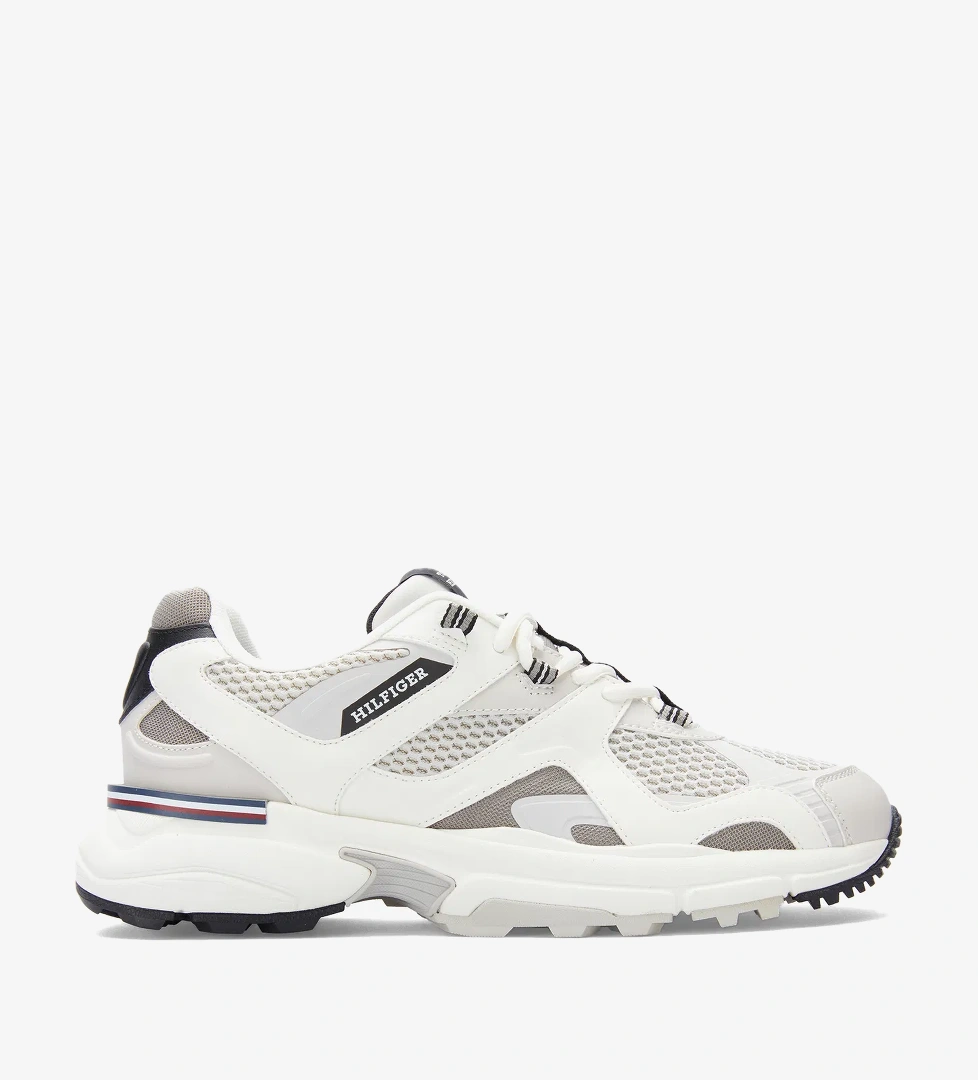 Tommy Hilfiger Tommy Hilfiger Runner Tech Mix Erkek Krem Rengi Sneaker model görseli