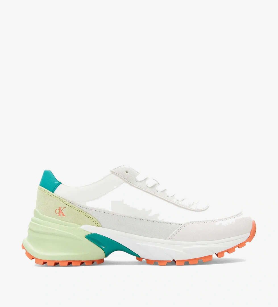 Calvin Klein Calvin Klein Hike Runner Nylon Mix Kadın Beyaz Sneaker model görseli