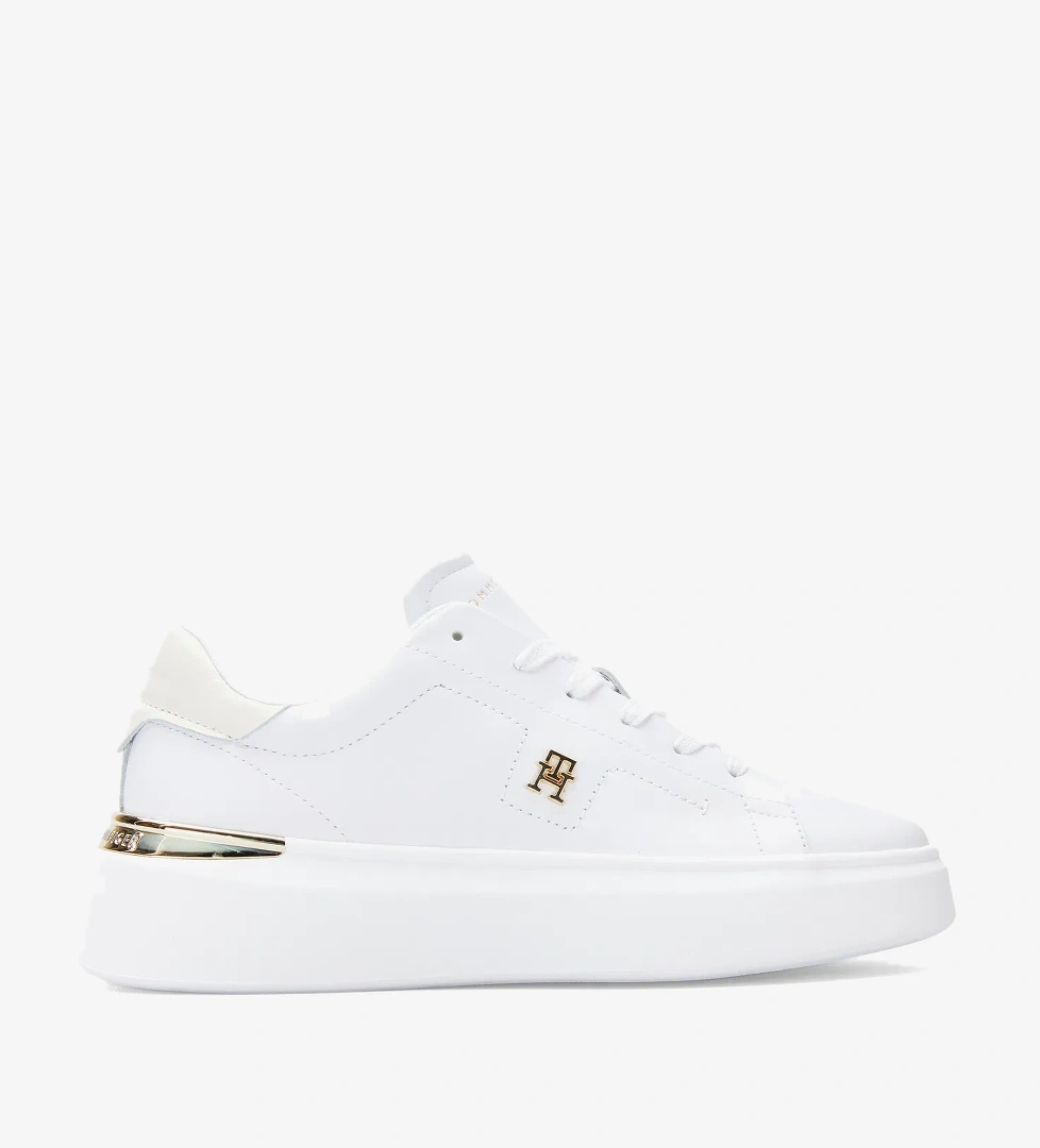 Tommy Hilfiger Fashion Court Kadın Beyaz Sneaker - Görsel 1