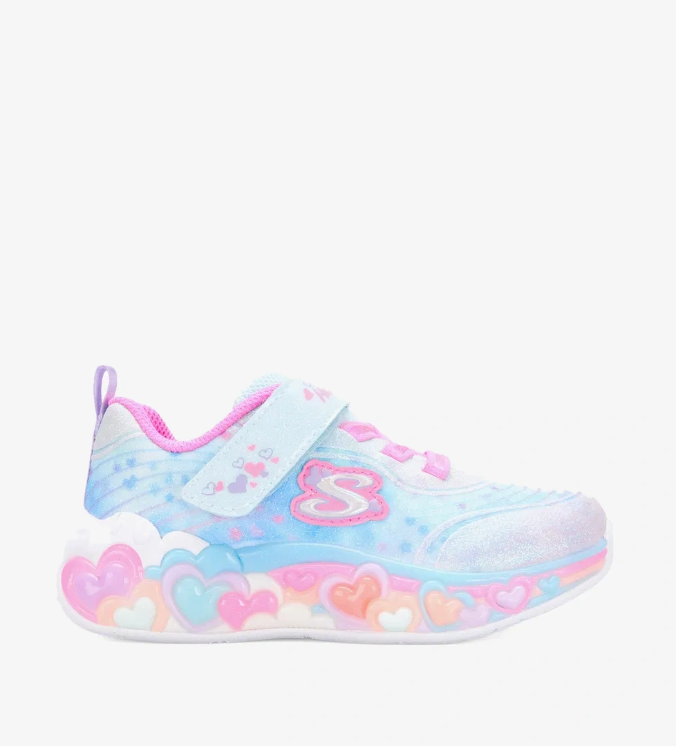 Skechers Eternal Heart Lights Çocuk Mavi Işıklı Spor Ayakkabı - Görsel 1