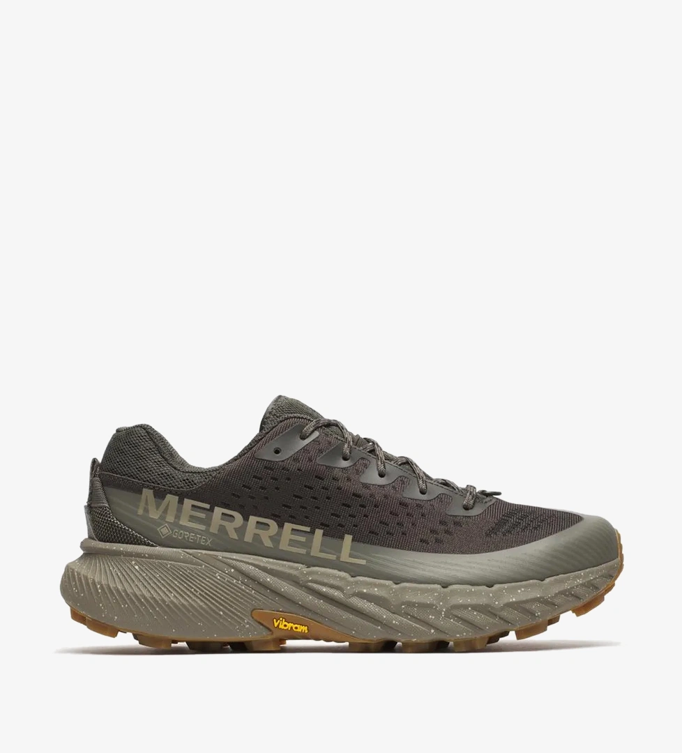 Merrell Agility Peak 5 Gore Tex Erkek Yeşil Koşu Ayakkabısı - Görsel 1