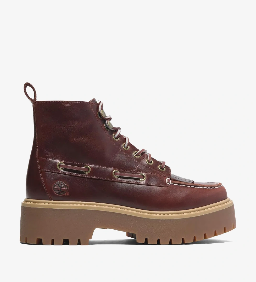 Timberland Stone Street Mid Lace Up Kadın Kahverengi Bot - Görsel 1