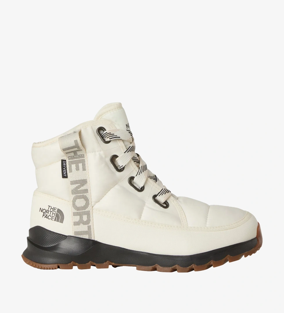 The North Face Thermoball Lace Up Luxe Su Geçirmez Kadın Beyaz Bot - Görsel 1