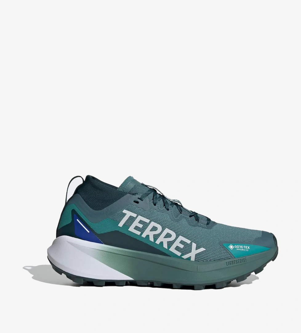 adidas Terrex Agravic Gore-Tex Erkek Yeşil Koşu Ayakkabısı - Görsel 1