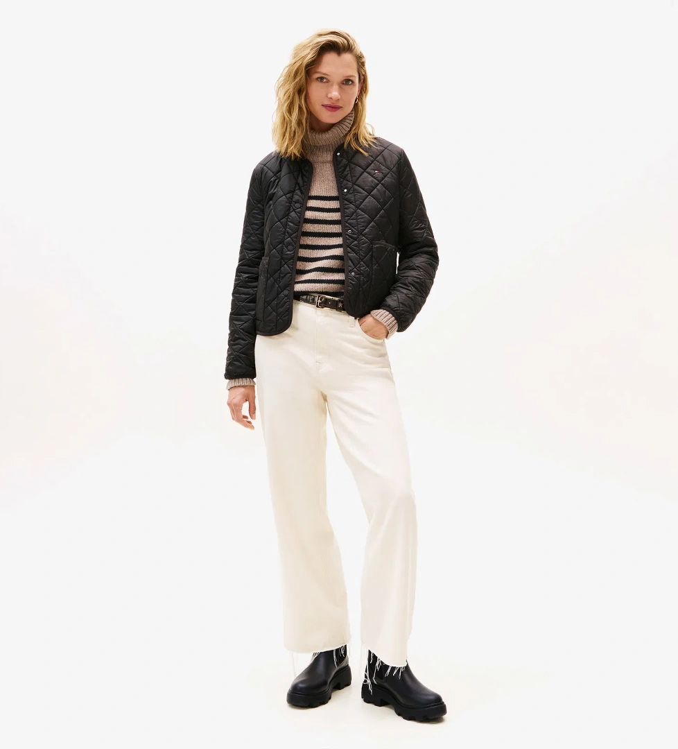 Tommy Hilfiger Tommy Hilfiger Flag Ankle Warm Lining Kadın Siyah Yağmur Botu model görseli