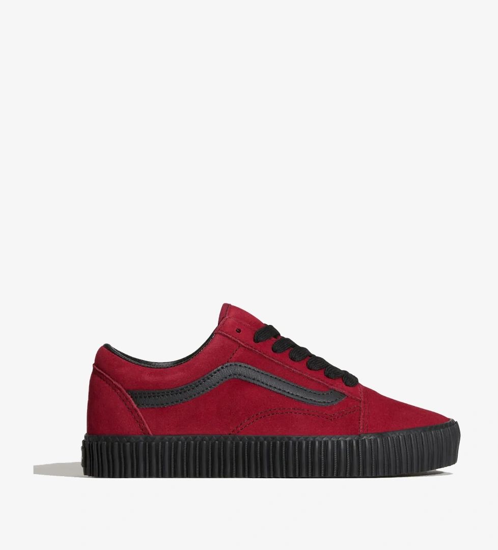 Vans Old Skool Creeper Unisex Bordo Spor Ayakkabı - Görsel 1