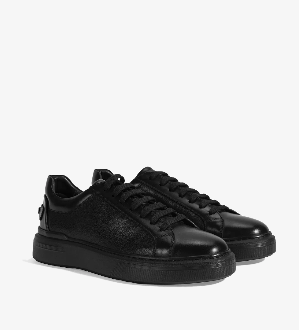 Desa Erkek Siyah Kahve Bağcıklı Deri Günlük Ayakkabı model görseli