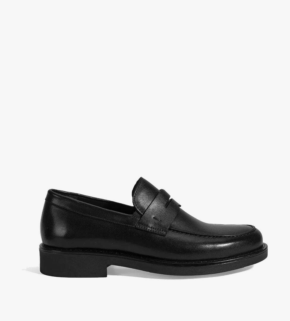 Erkek Siyah DesaComfort Deri Loafer