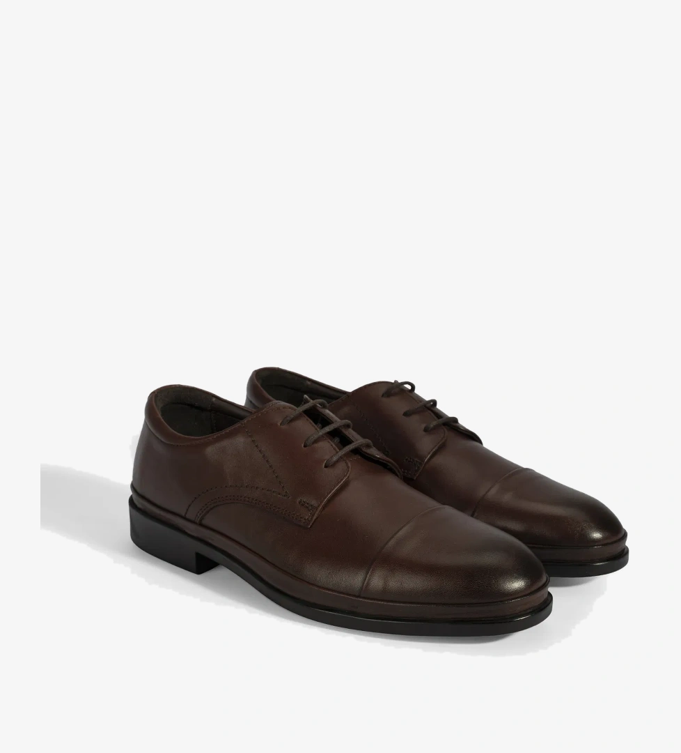 Desa Erkek Kahve Siyah Desacomfort Bağcıklı Deri Ayakkabı model görseli