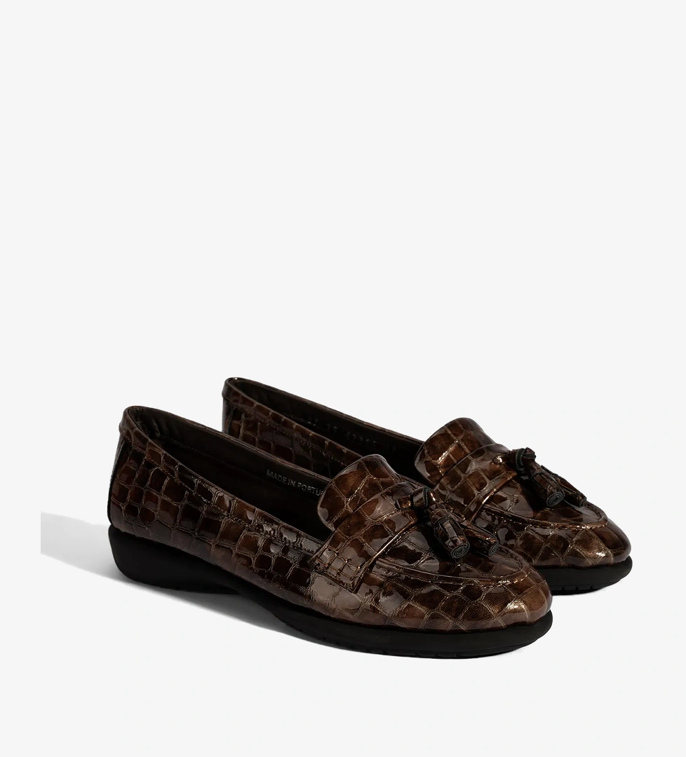 Kadın Kahve DesaComfort Rugan Günlük Ayakkabı - Görsel 1