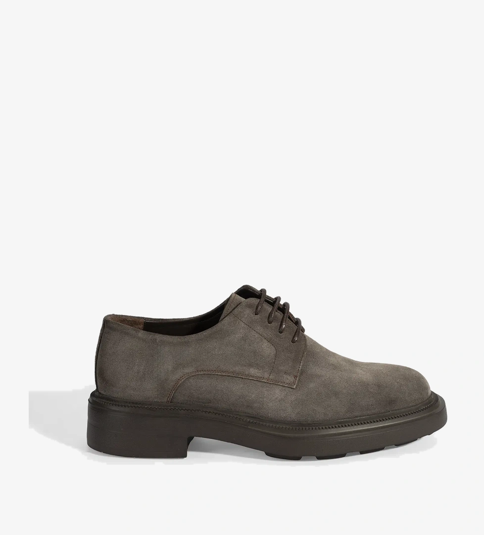 Desa Erkek Vizon Kahve Bağcıklı Günlük Süet Ayakkabı model görseli