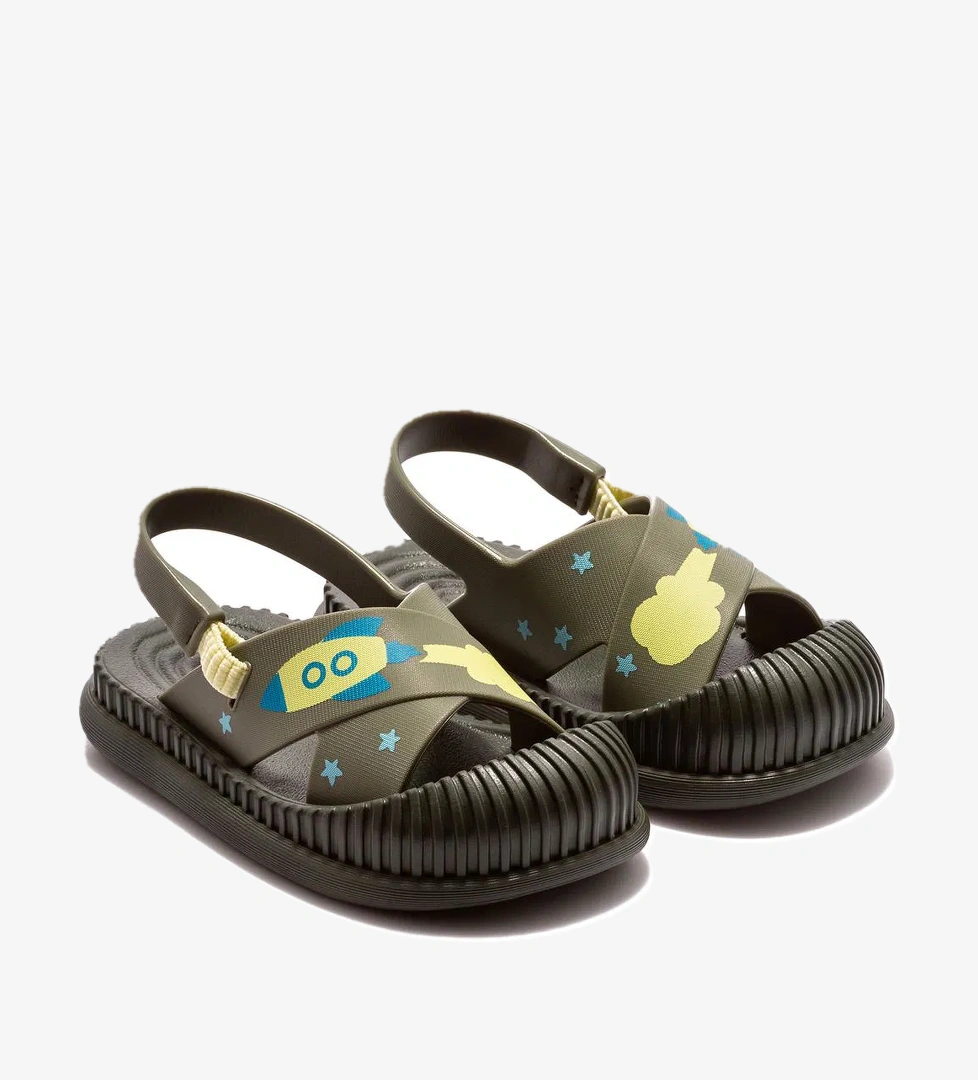 Cute Çocuk Sandalet Yeşil 19/27 - Görsel 1
