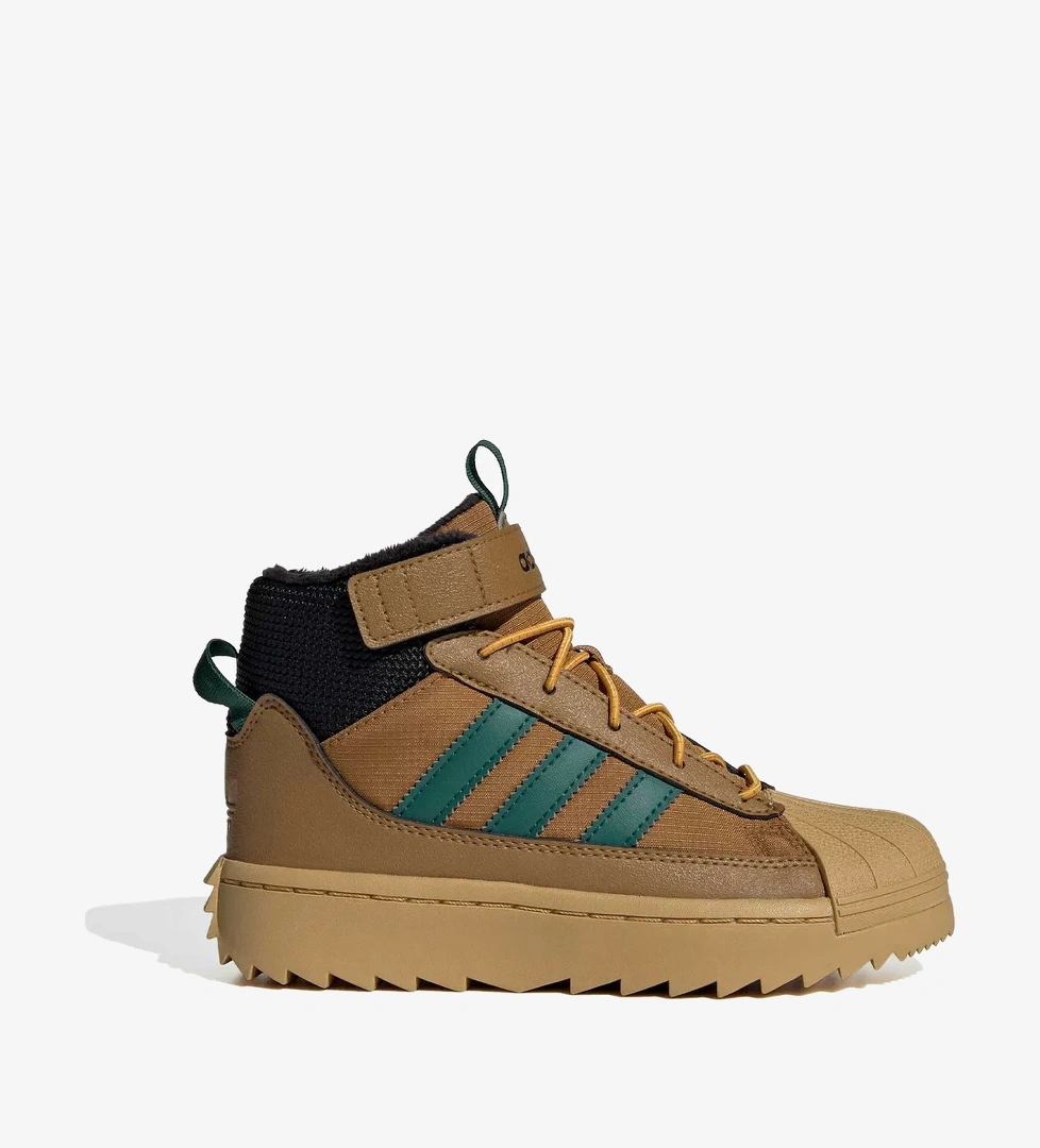 adidas Superstar Winter Trek Çocuk Kahverengi Bot - Görsel 1