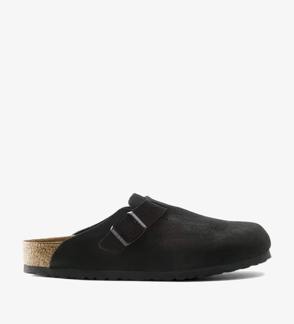 Birkenstock Birkenstock Boston Soft Footbed Unisex Siyah Terlik model görseli