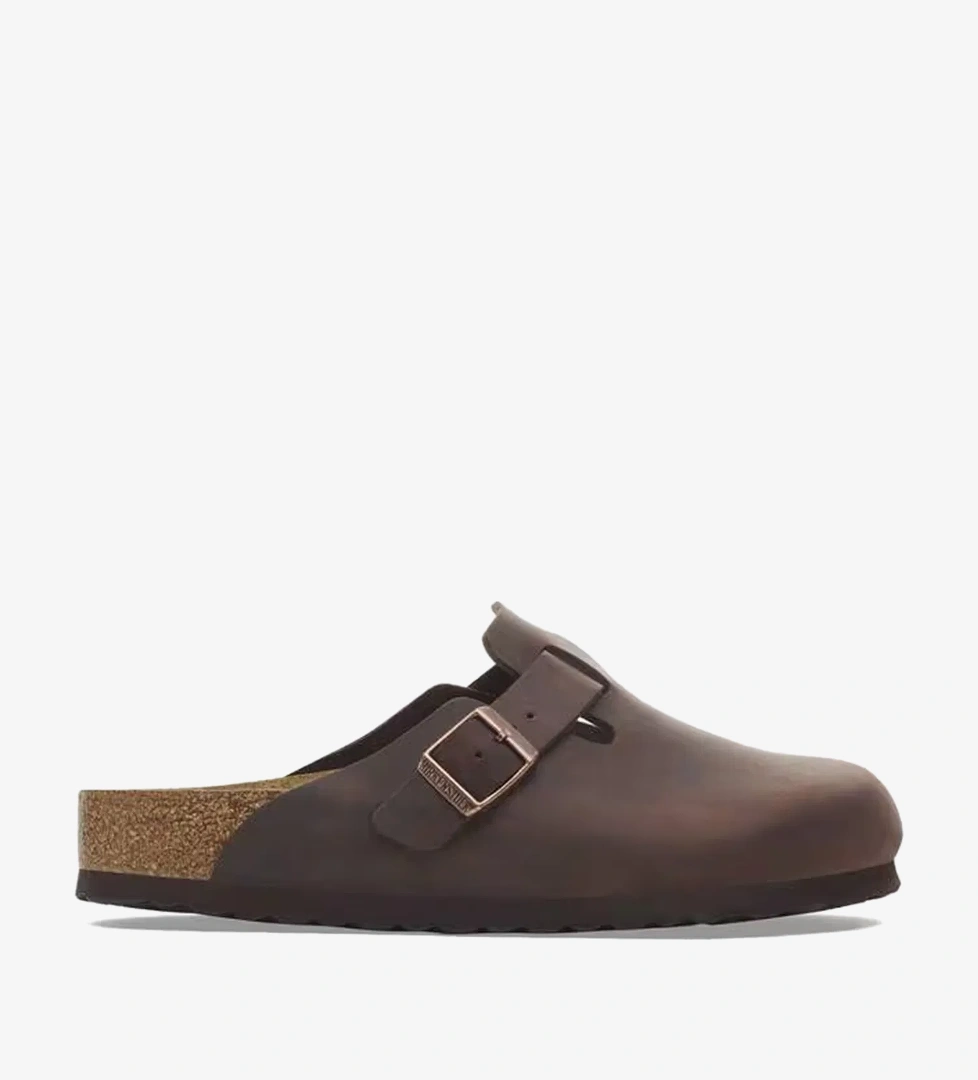 Birkenstock Birkenstock Boston Soft Footbed Unisex Kahverengi Terlik model görseli