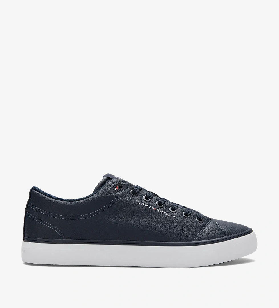 Tommy Hilfiger Tommy Hilfiger Core Low Leather Essential Erkek Mavi Sneaker model görseli
