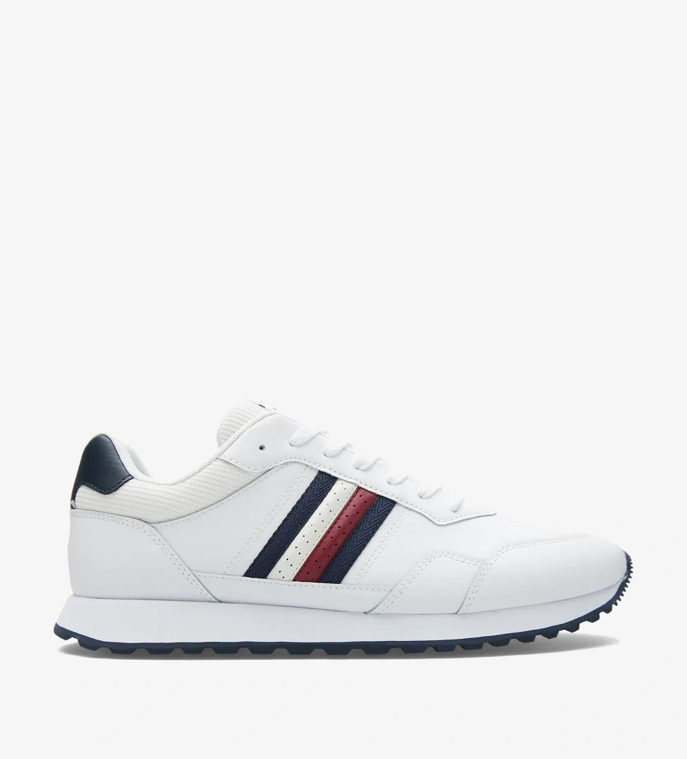 Tommy Hilfiger Tommy Hilfiger New Runner Eva Leather Erkek Beyaz Sneaker model görseli