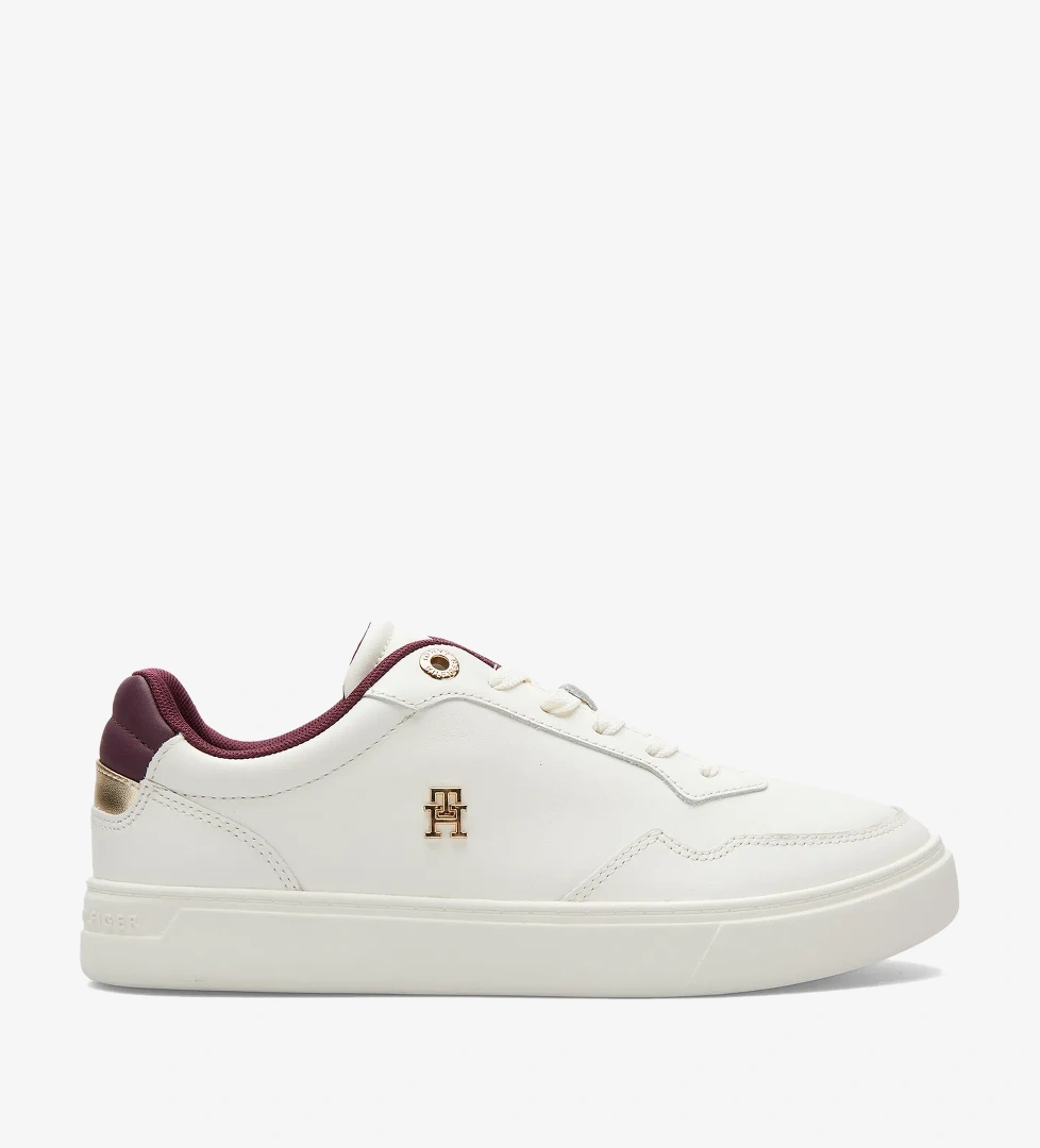 Tommy Hilfiger Essential Elevated Court Kadın Beyaz Sneaker
