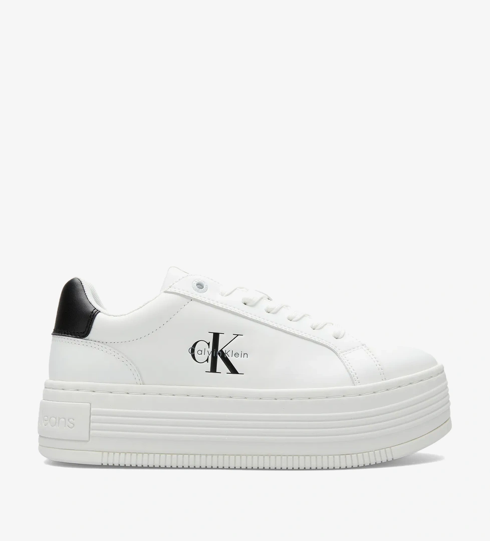Calvin Klein Calvin Klein Bold Flat Low Lace Kadın Beyaz Sneaker model görseli
