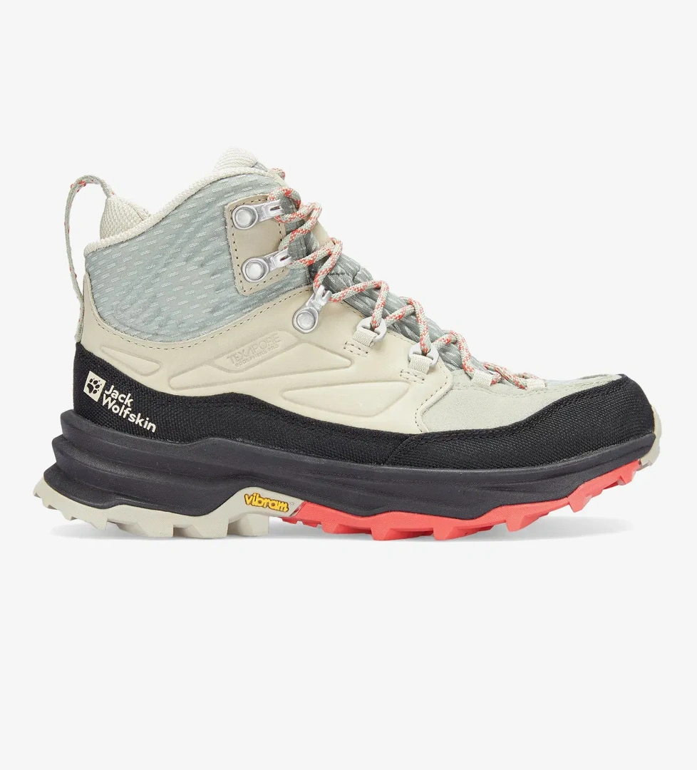 Jack Wolfskin Cyrox Texapore Mid Kadın Yeşil Outdoor Bot - Görsel 1