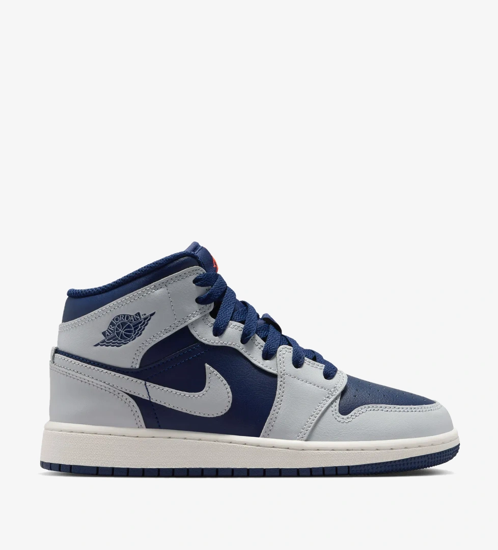 Jordan Air 1 Mid Genç Çocuk Mavi Spor Ayakkabı