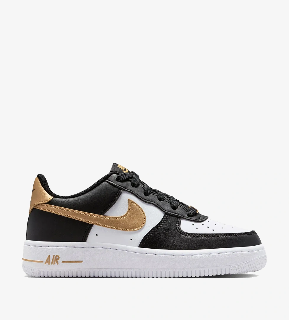 Nike Air Force 1 Genç Çocuk Siyah Spor Ayakkabı - Görsel 1