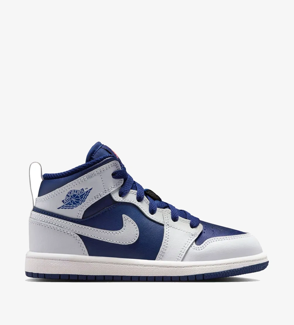 Jordan Jordan 1 Mid Çocuk Mavi Spor Ayakkabı model görseli