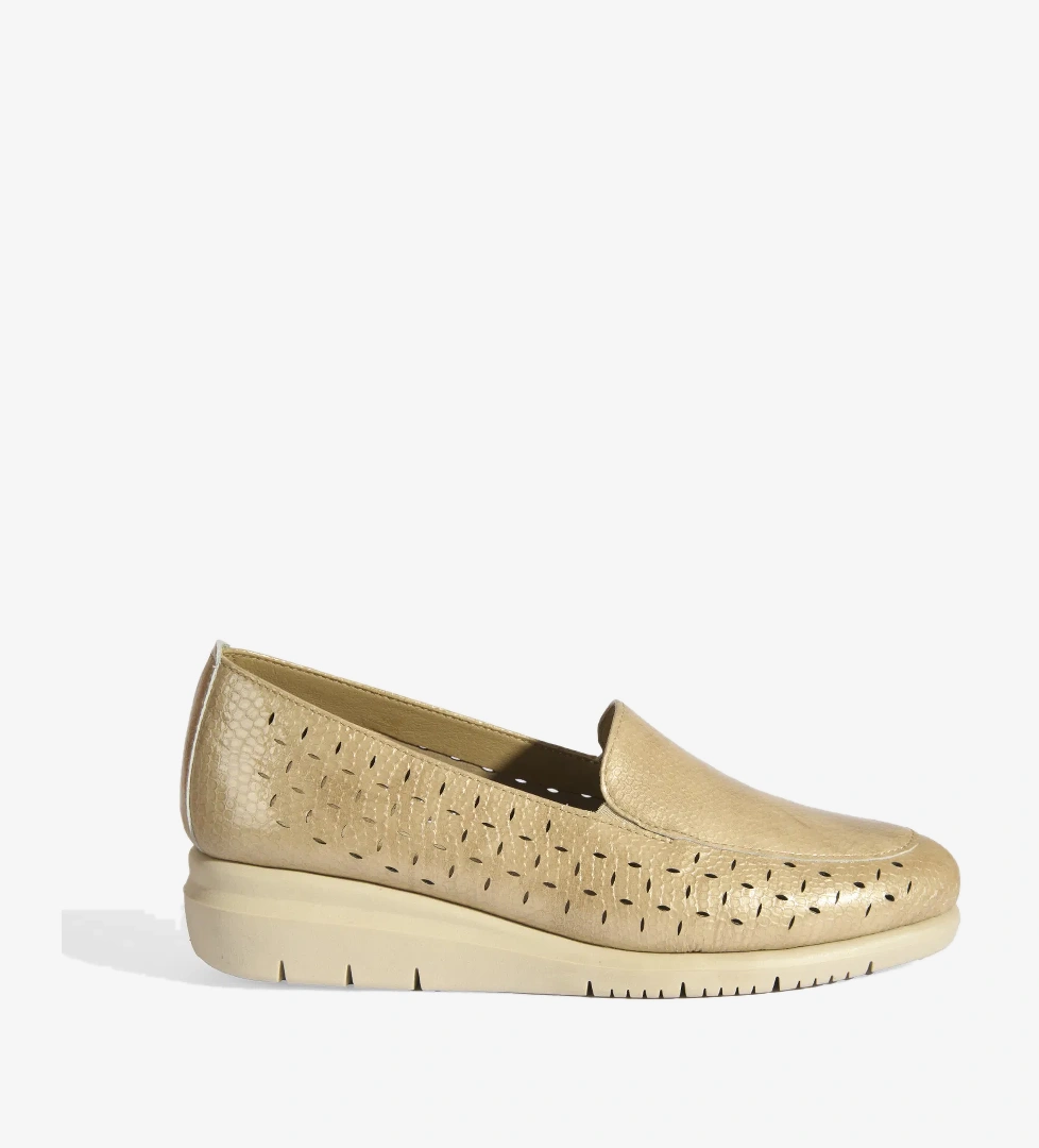 Kadın Bej Deri DesaComfort Günlük Ayakkabı - Görsel 1