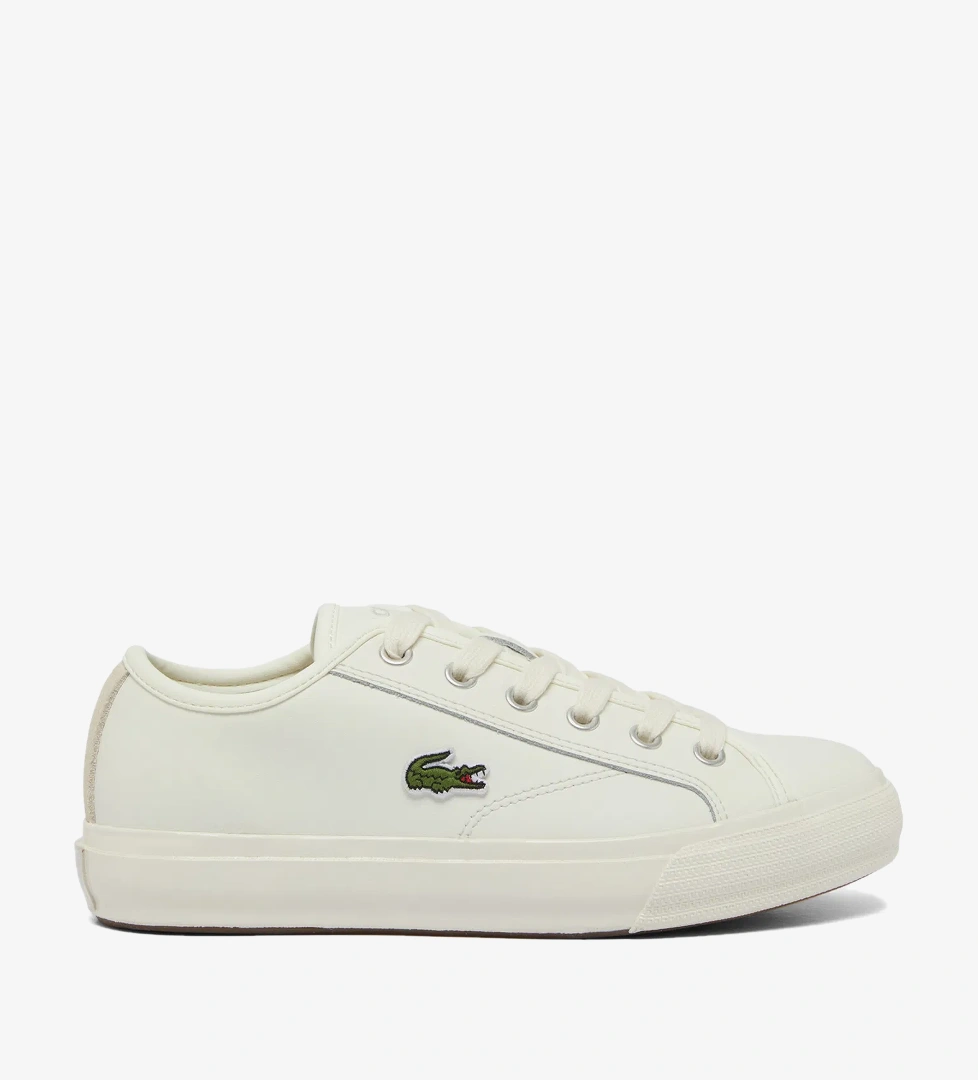 Lacoste Backcourt Kadın Bej Sneaker - Görsel 1