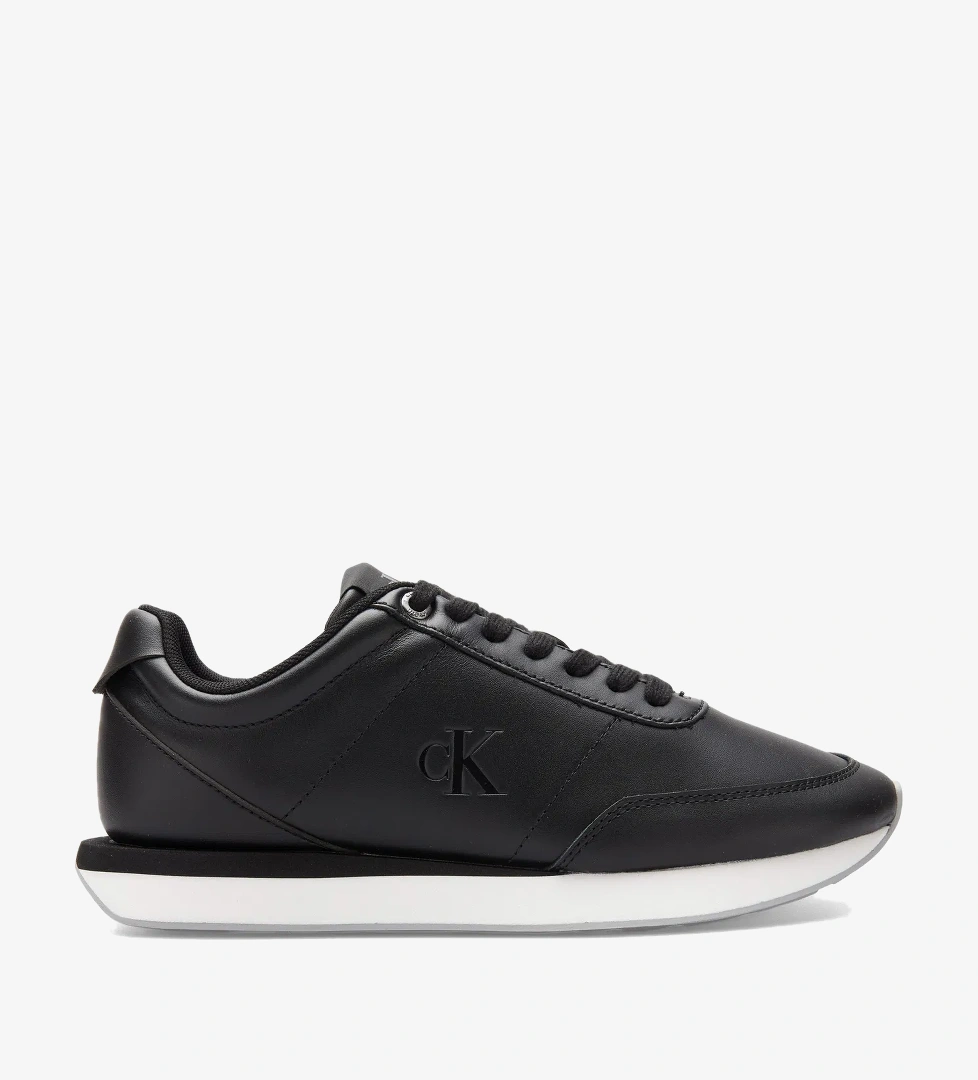 Calvin Klein Calvin Klein Retro Runner Lace Up Kadın Siyah Sneaker model görseli