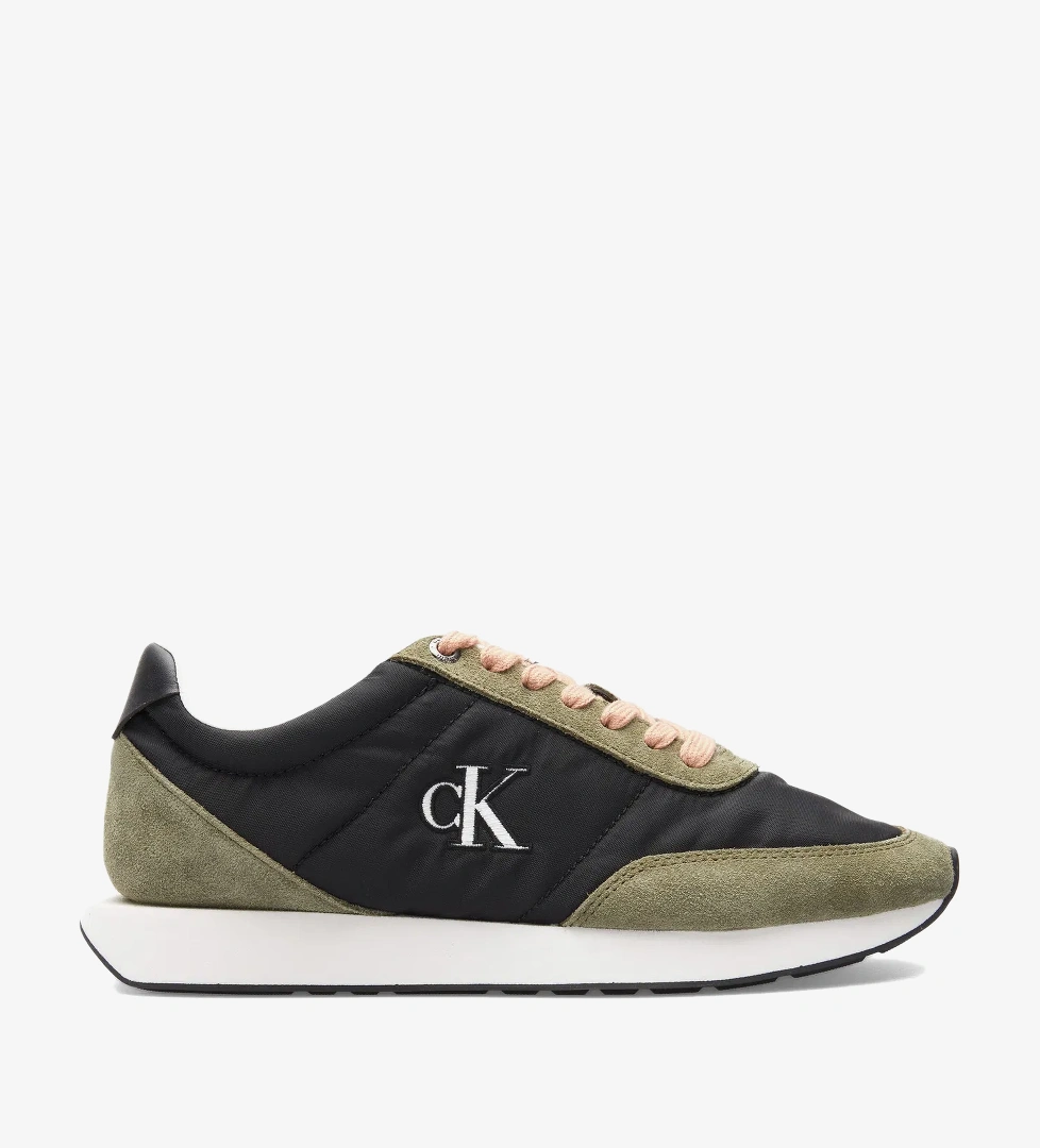 Calvin Klein Calvin Klein Retro Runner Lace Up  Kadın Siyah Sneaker model görseli