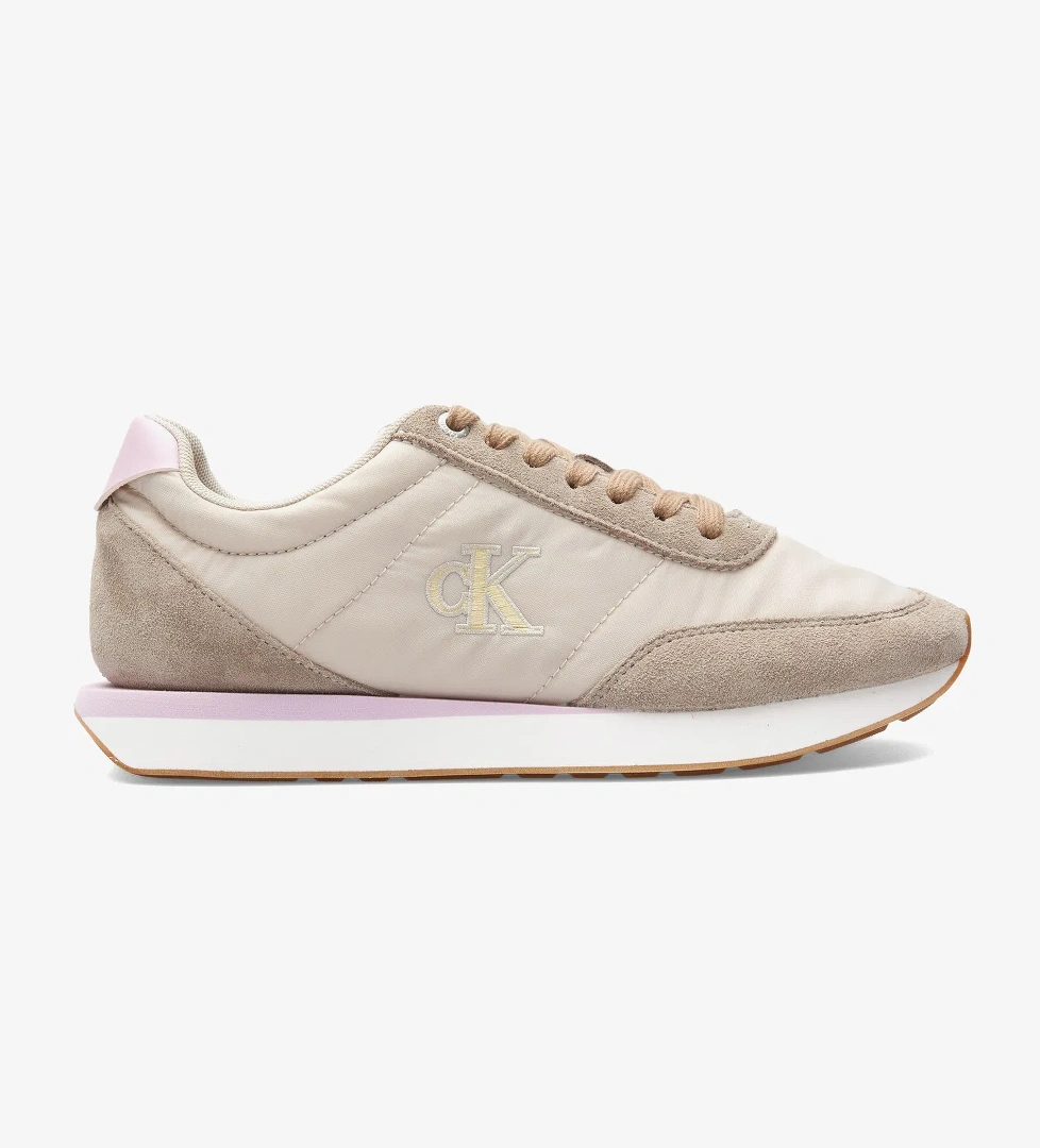 Calvin Klein Calvin Klein Retro Runner Lace Up  Kadın Yeşil Sneaker model görseli