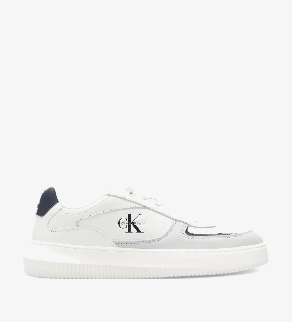 Calvin Klein Chunky Cupsole Low Erkek Beyaz Sneaker - Görsel 1