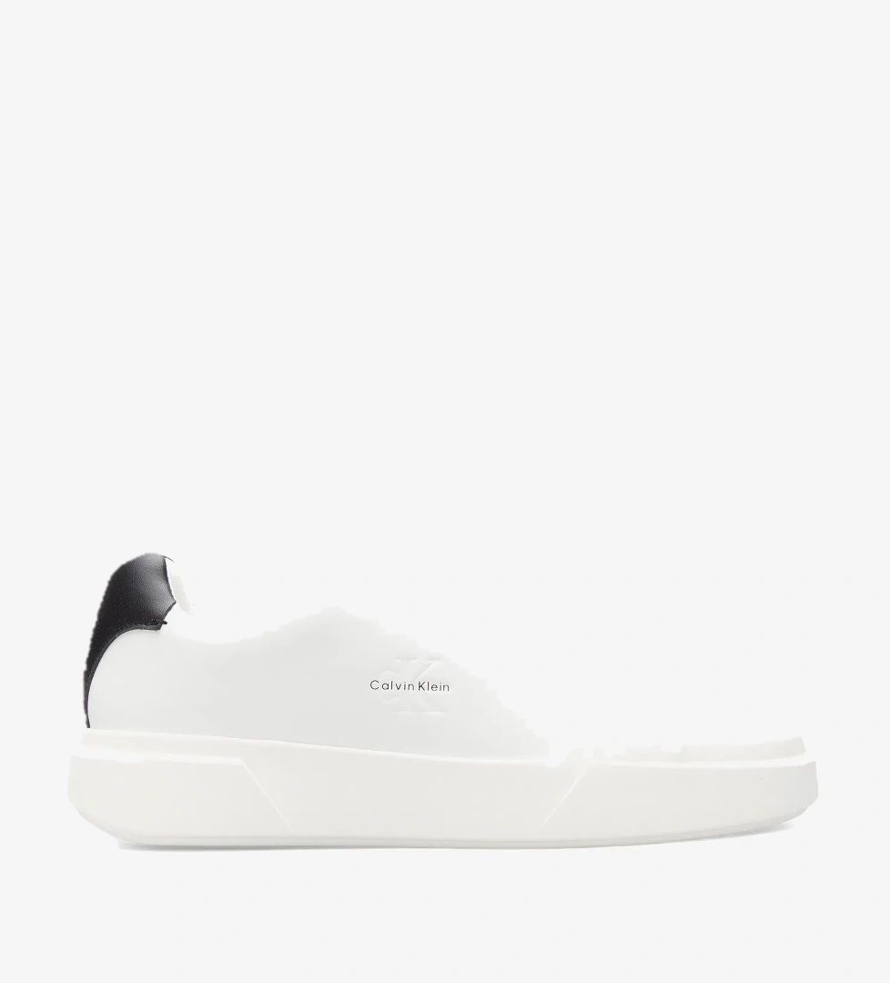 Calvin Klein Chunky Cupsole Lace Up Erkek Beyaz Sneaker - Görsel 1