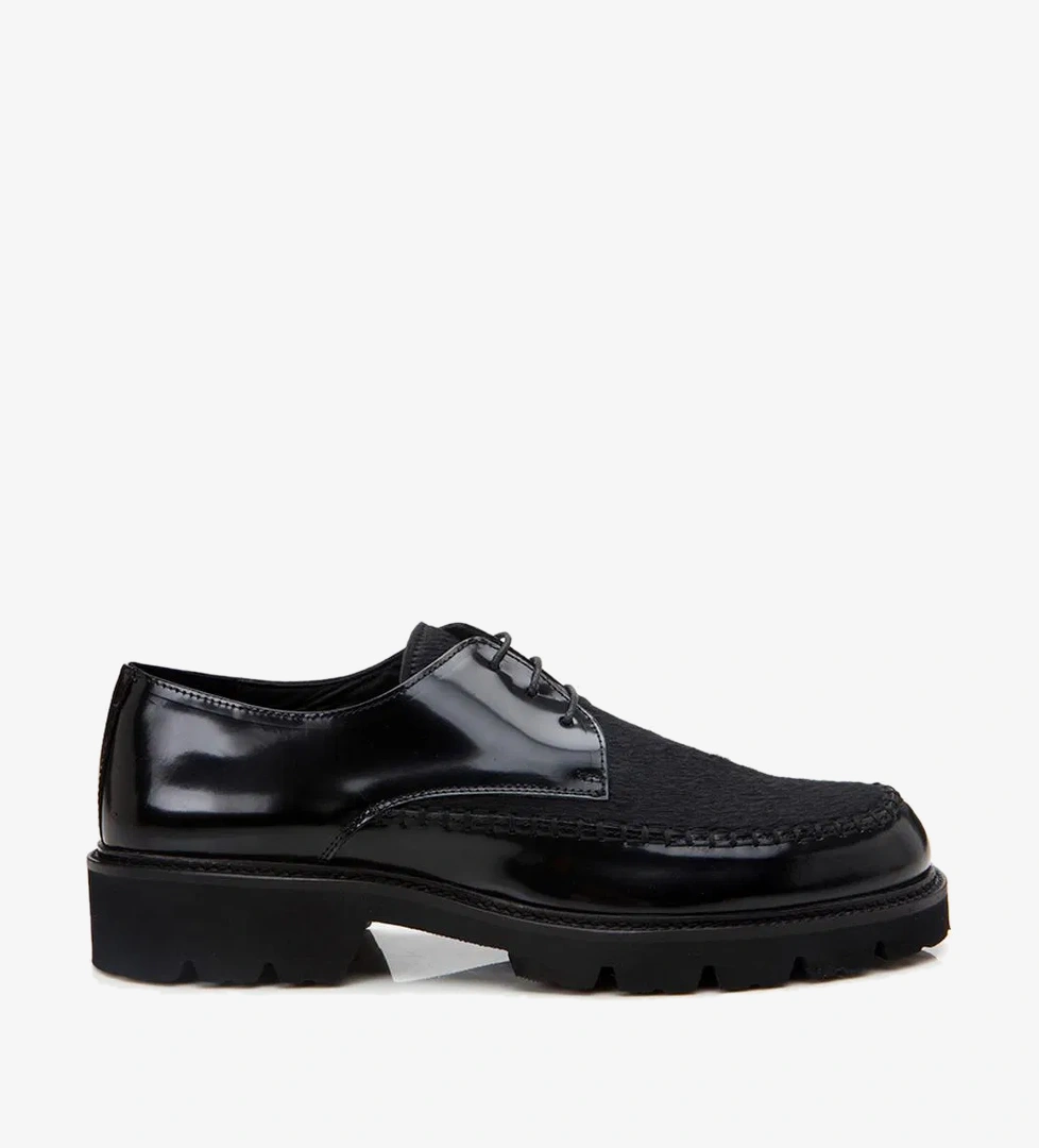 Erkek Deri Siyah Günlük Ayakkabı - Görsel 1