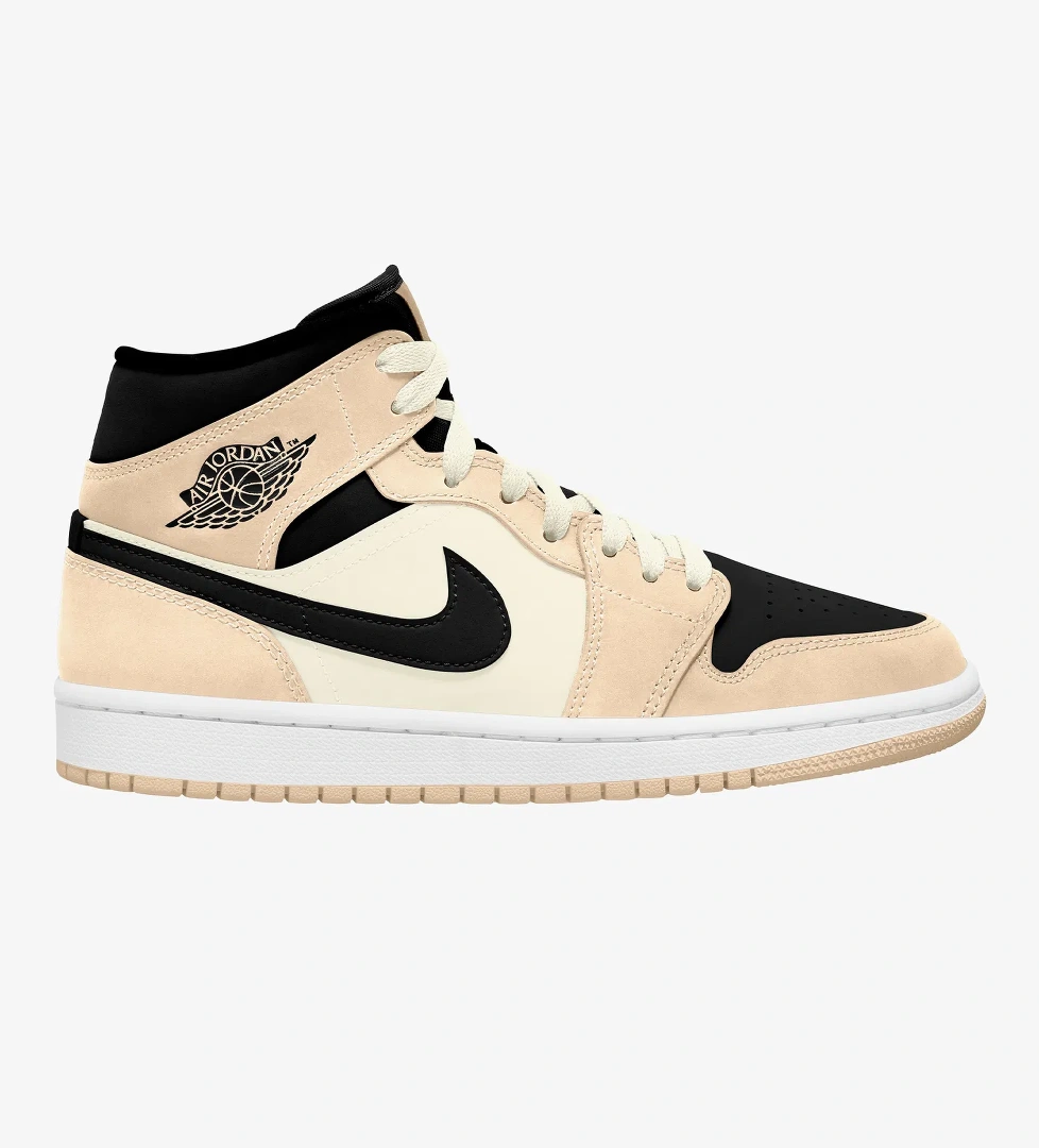 Jordan Air 1 Mid Kadın Turuncu Spor Ayakkabı