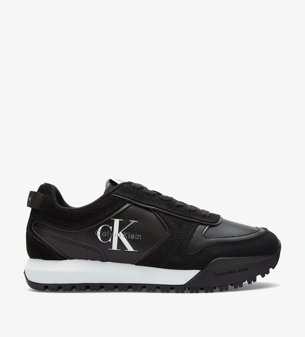 Calvin Klein Calvin Klein Toothy Runner Lace Up Mix Kadın Siyah Sneaker model görseli