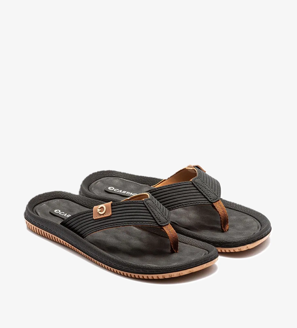 Cartago Dunas Erkek Parmak Arası Terlik Siyah-Kahverengi 39/46 model görseli