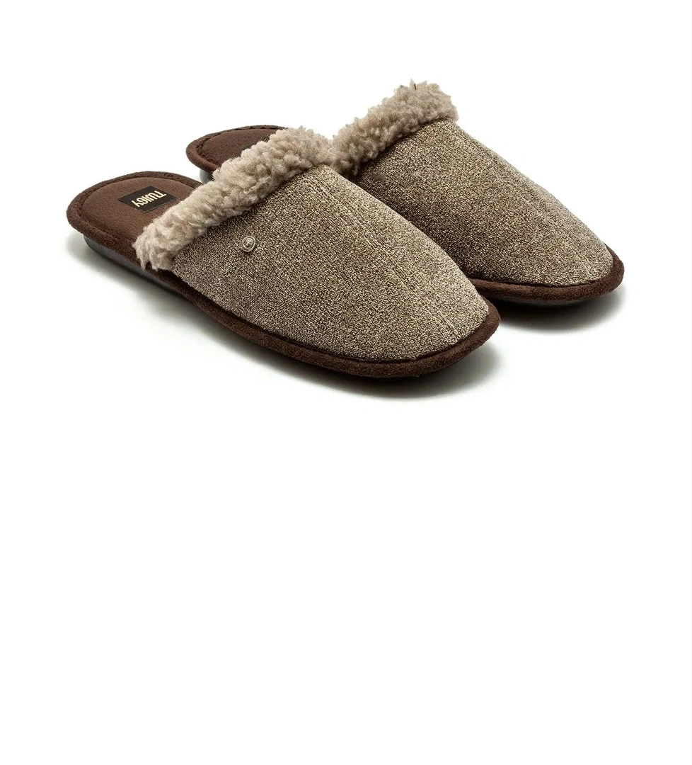 Momo Erkek Ev Terliği Kahverengi 41/46 - Görsel 1