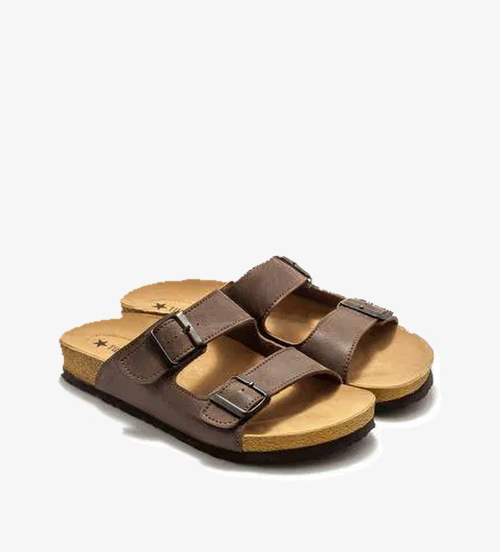 Musta Kadın Terlik Kahverengi 36/40 - Görsel 1