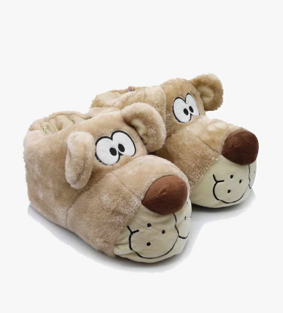 Twigy Fibert Erkek Hayvanlı Panduf Bej 40/45 model görseli